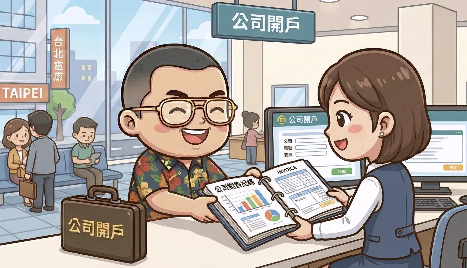 一開始就準備能證明你真的要營運的資料，如電商頁、進貨單、發票相關資料